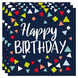 Happy Birthday Servietter Celebrate
