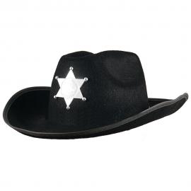 Cowboyhat med Sheriffstjerne Børn