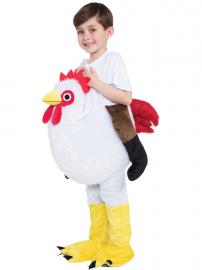 Ridende Kyllinge Kostume til Børn