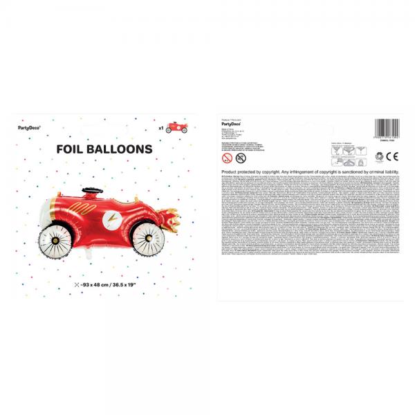 Folieballon Racingbil