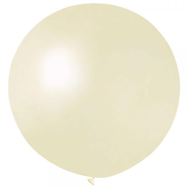Kmpeballon Elfenbenshvid