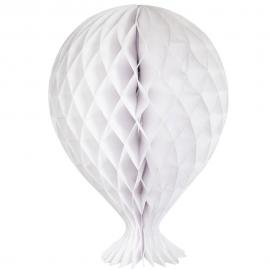 Honeycomb Ballon Hvid