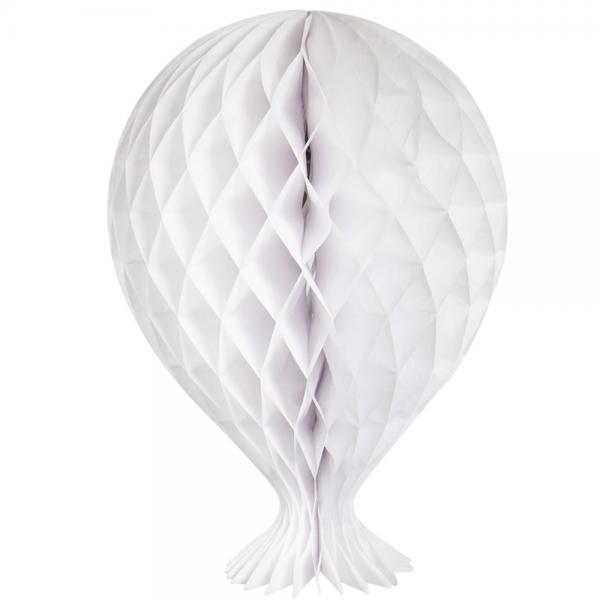 Honeycomb Ballon Hvid