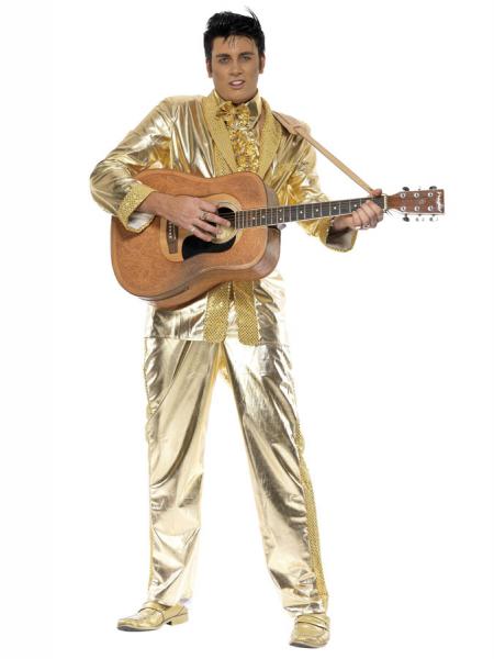 Elvis Kostume i Guld