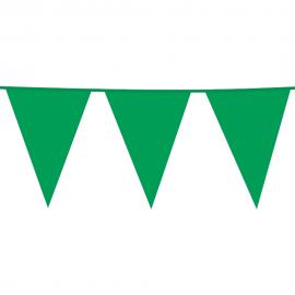 Flagguirlande Stor Grøn