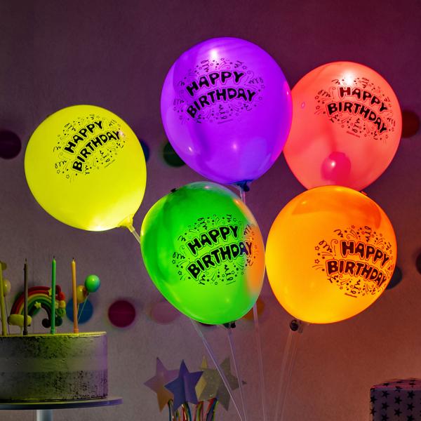 Illooms LED Balloner Happy Birthday