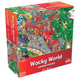 Wacky World Brandvæsenets Puslespil 1000 Brikker