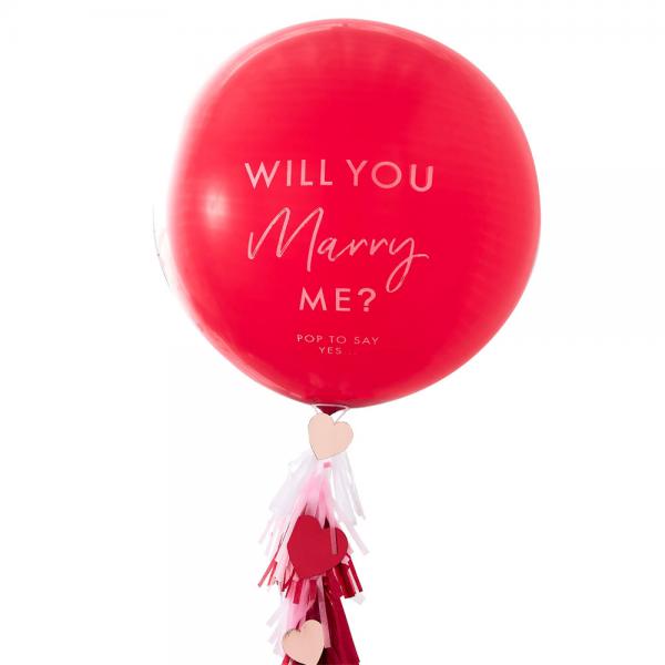 Will You Marry Me Latexballon
