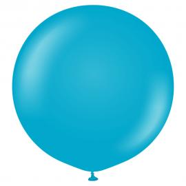 Blå Kæmpestor Latexballoner Blue Glass 2-pak