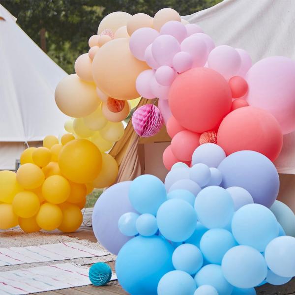 Ballonbue med Dekorationer Luxe Bright