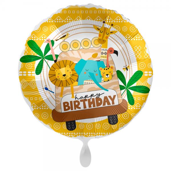 Happy Birthday Ballon Safari Birthday