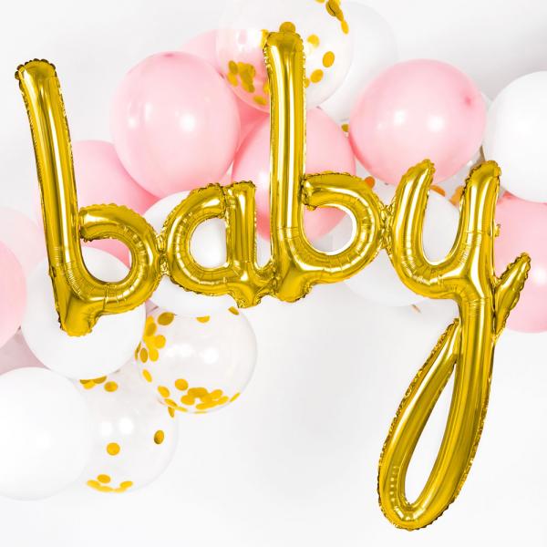 Baby Guld Folieballon