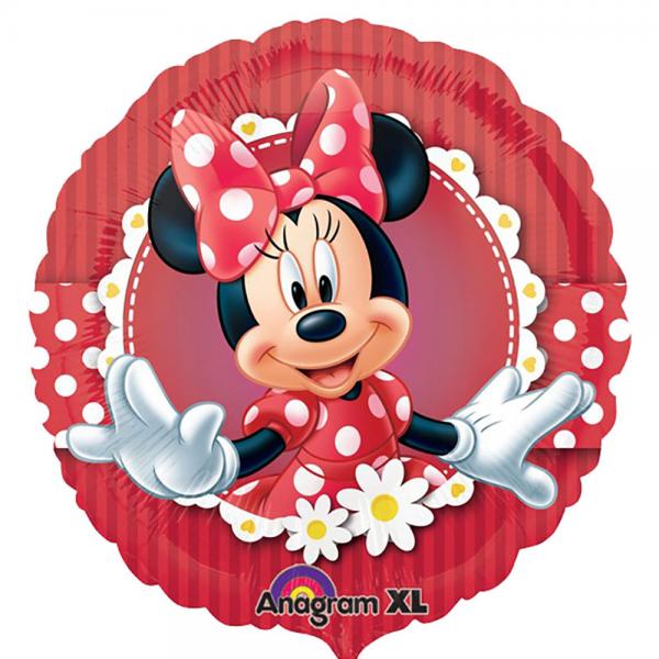 Minnie Mouse Folieballon Rund Rd