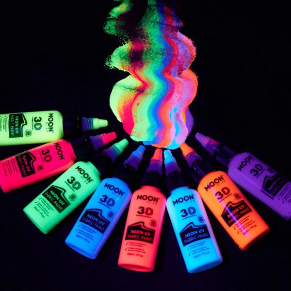 Moon Glow Neon UV Tekstilfarve 30 ml