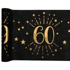 Bordløber 60 År Birthday Party Guld