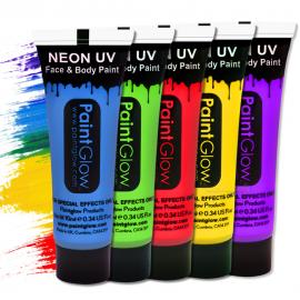 UV Neon Ansigt & Kropsmaling Orange 50ml