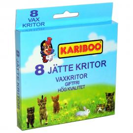 Kariboo Jumbo Vokskridt 8-pak