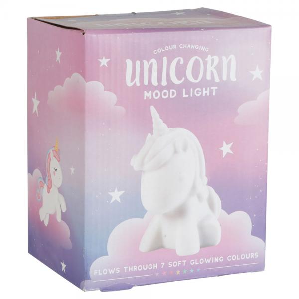 Farveskiftende Unicorn Lampe