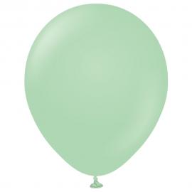 Premium Latexballoner Macaron Green 25-pak