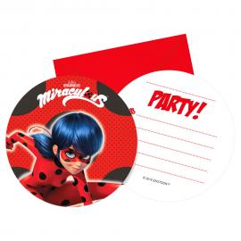 Miraculous Ladybug Invitationskort