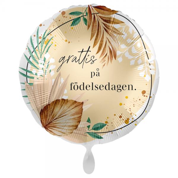 Grattis P Fdelsedagen Ballon Boho Birthday