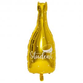 Student Champagneflaske Folieballon
