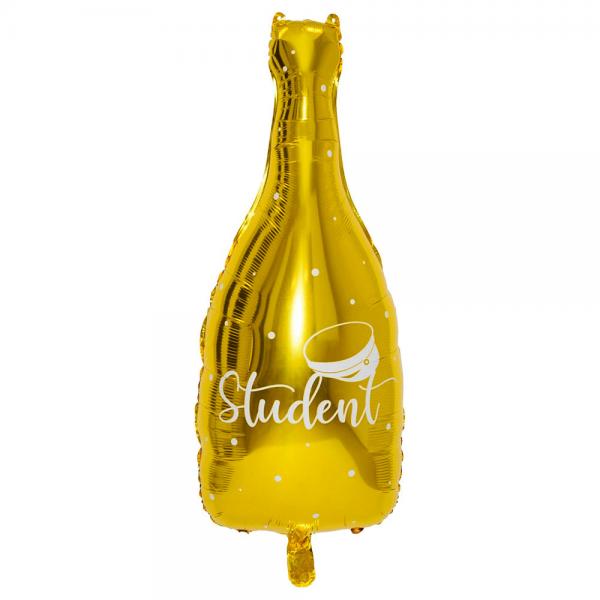 Student Champagneflaske Folieballon