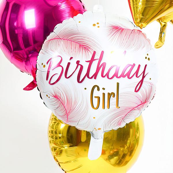 Folieballon Birthday Girl