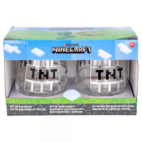 Minecraft TNT Glas 2-pak