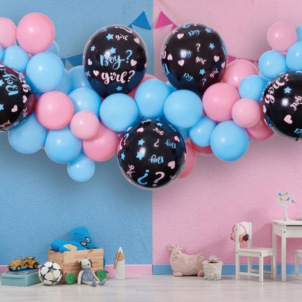 DIY Ballonguirlande Dreng eller Pige