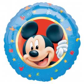 Mickey Mouse Folieballon Rund Clubhouse