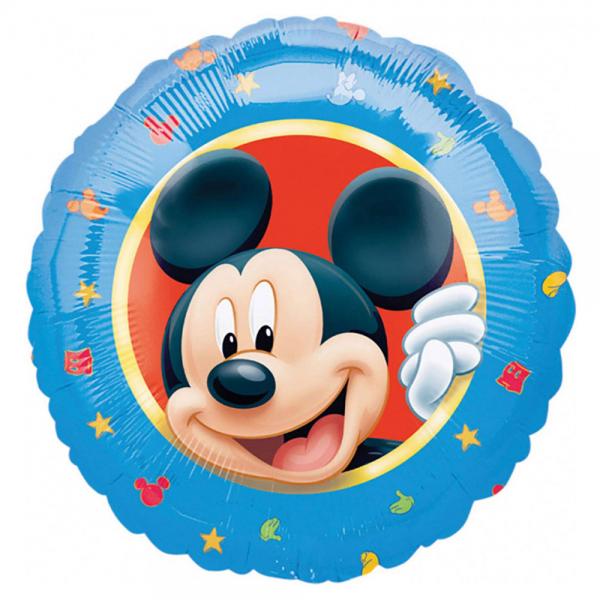 Mickey Mouse Folieballon Rund Clubhouse