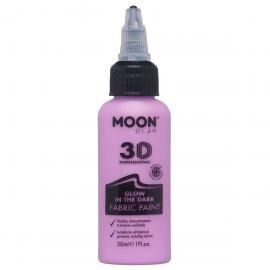 Moon Glow Selvlysende Tekstilfarve Lilla 30 ml