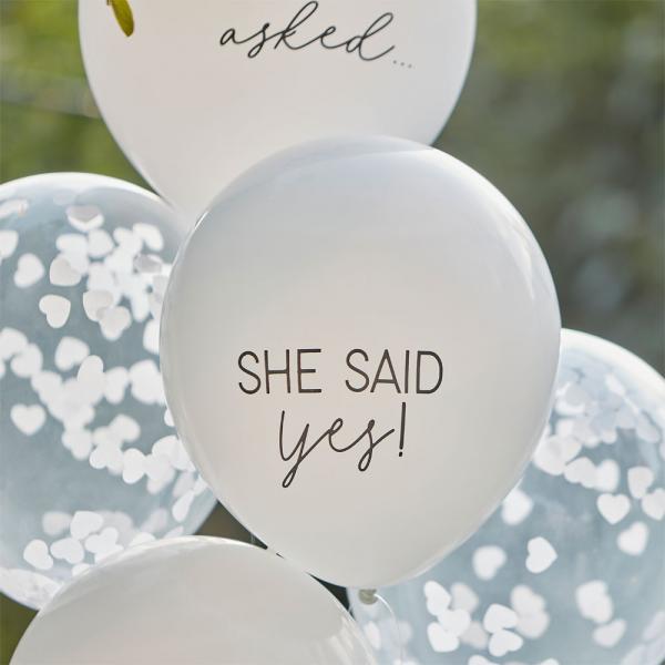 She Said Yes Ballonbuket