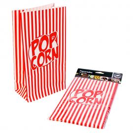 Popcorn Poser Røde & Hvide