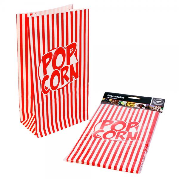 Popcorn Poser Rde & Hvide