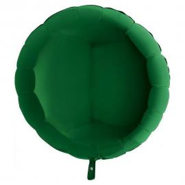 Stor Rund Folieballon Mørkegrøn