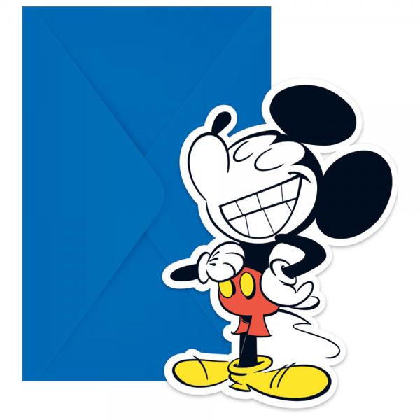 Mickey Mouse Super Cool Invitationskort