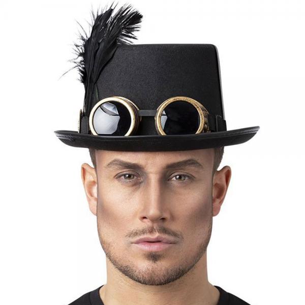 Gothic Viktoriansk Steampunk Hj Hat