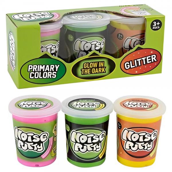 Noise Putty Pruttslime 3-pak