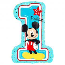 Mickey Mouse Talballon 1 år