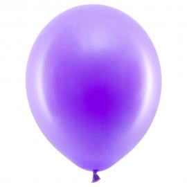 Rainbow Små Latexballoner Pastel Violette