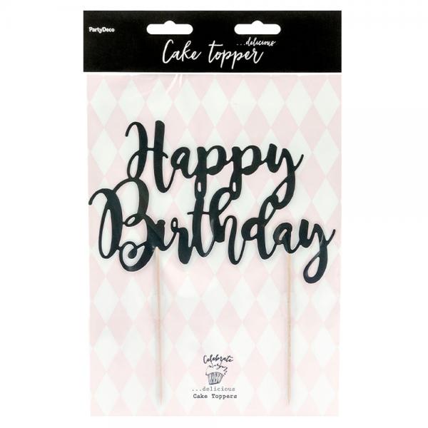 Happy Birthday Cake Topper Sort