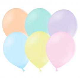 Latexballoner Pastel Mix 50-pak