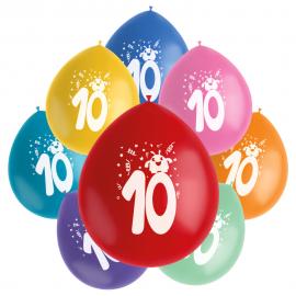 Fødselsdagsballoner Monster 10 år