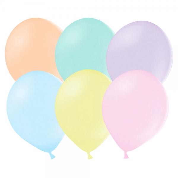 Latexballoner Pastel Mix 50-pak