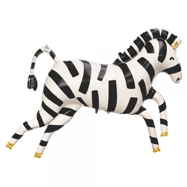 Zebra Dyr Folieballon