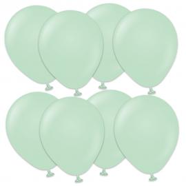 Premium Små Latexballoner Macaron Green