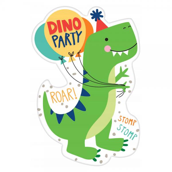 Dinosaurer Invitationskort