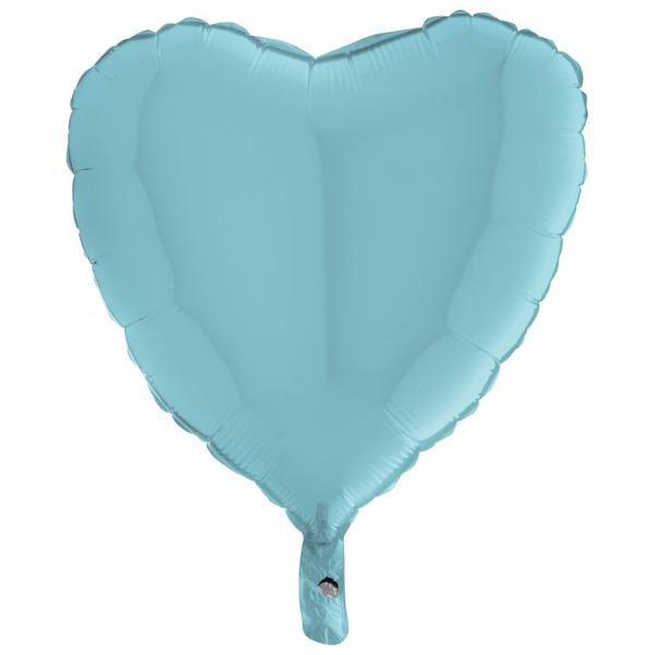 Folieballon Hjerte Pastel Bl